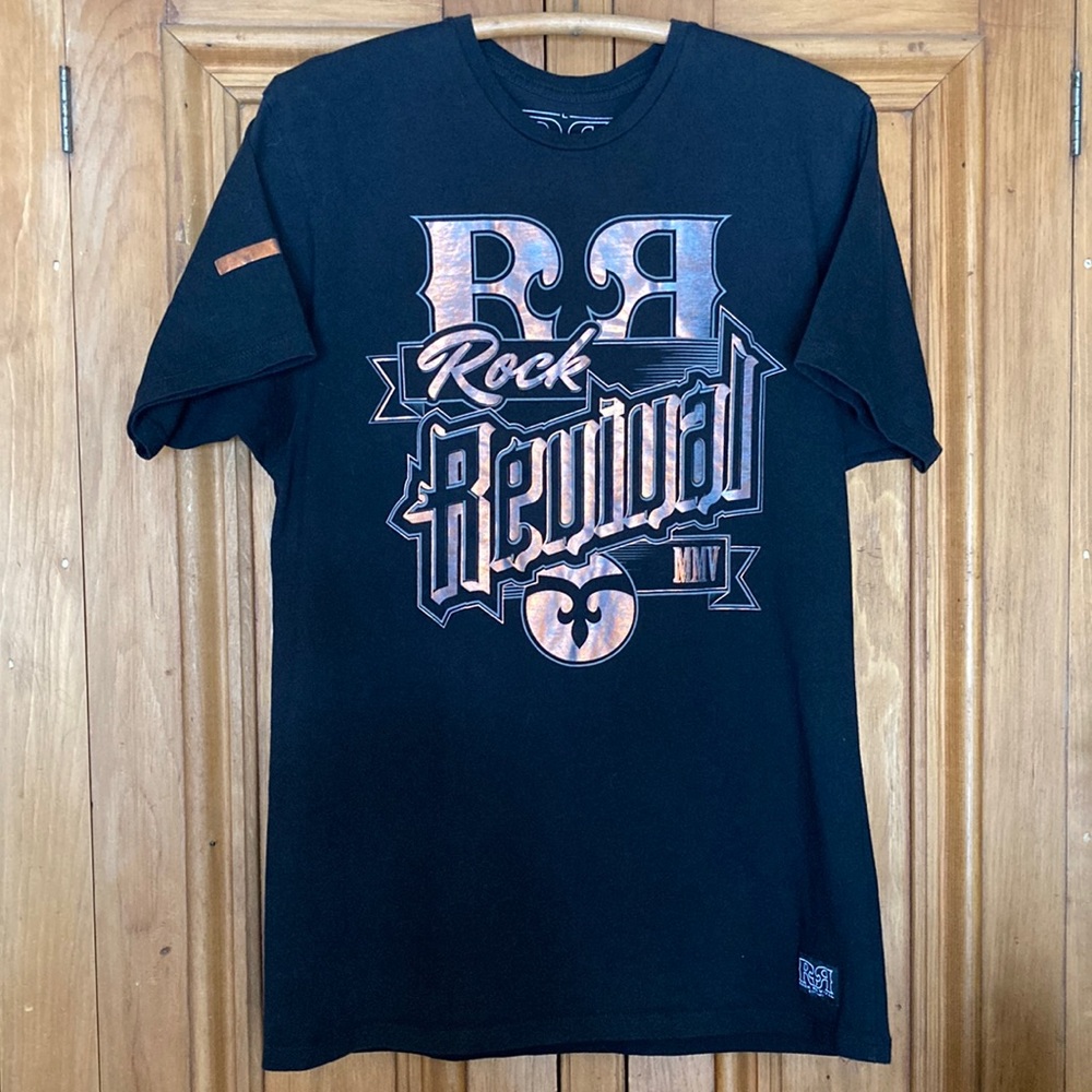 Rock Revival RR Men’s Black L T-Shirt